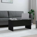 vidaXL fekete szerelt fa dohányzóasztal 102 x 50,5 x 46,5 cm