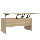 vidaXL sonoma tölgy színű szerelt fa dohányzóasztal 102x50,5x46,5 cm