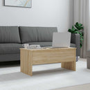 vidaXL sonoma tölgy színű szerelt fa dohányzóasztal 102x50,5x46,5 cm