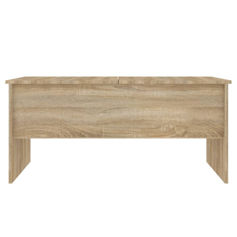 vidaXL sonoma tölgy színű szerelt fa dohányzóasztal 102x50,5x46,5 cm