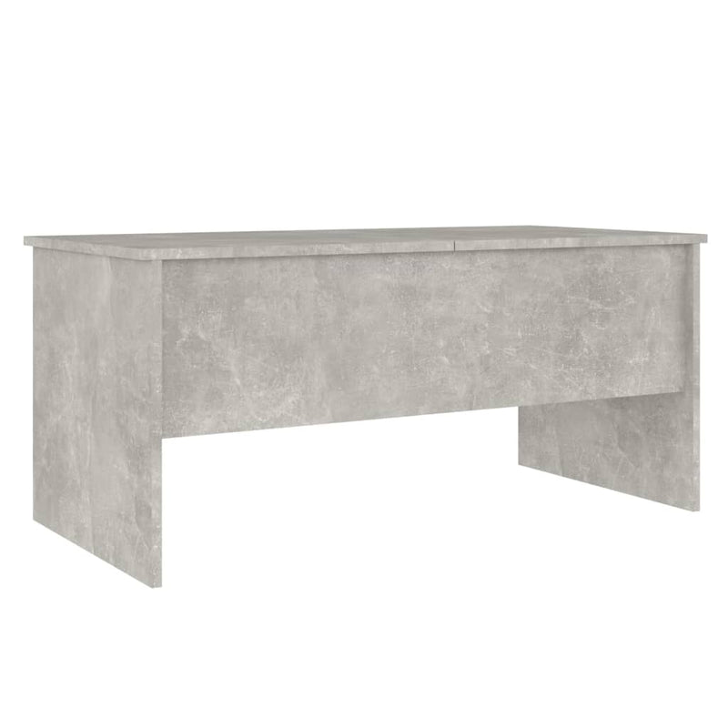 vidaXL betonszürke szerelt fa dohányzóasztal 102 x 50,5 x 46,5 cm