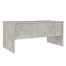 vidaXL betonszürke szerelt fa dohányzóasztal 102 x 50,5 x 46,5 cm