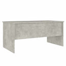 vidaXL betonszürke szerelt fa dohányzóasztal 102 x 50,5 x 46,5 cm