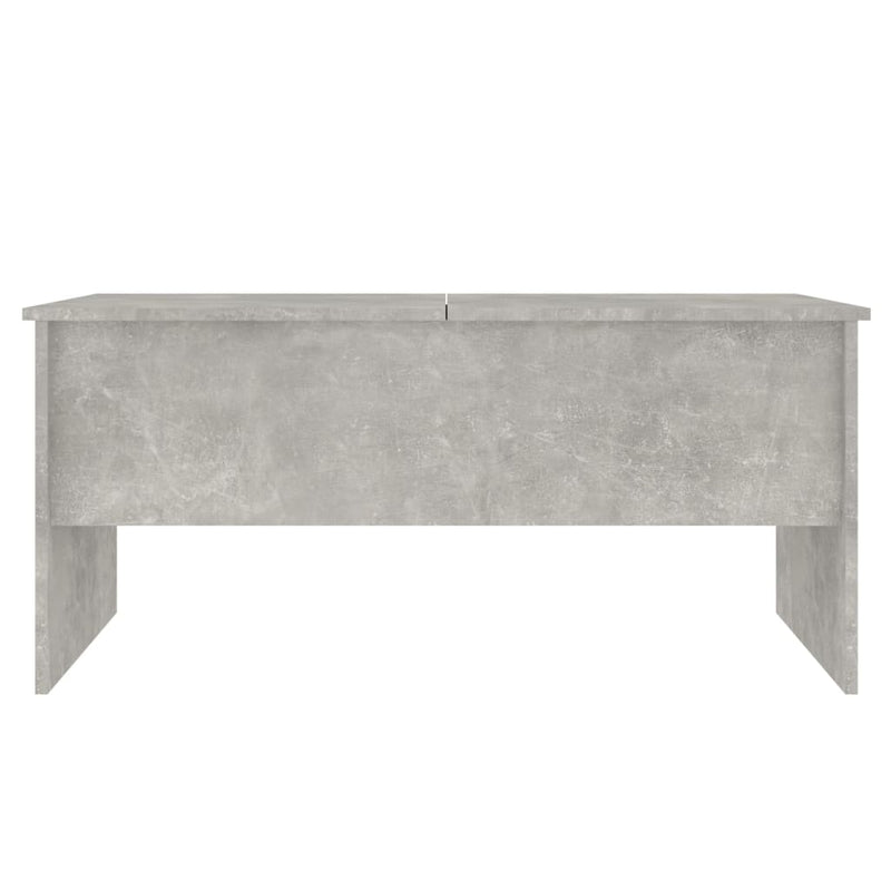 vidaXL betonszürke szerelt fa dohányzóasztal 102 x 50,5 x 46,5 cm
