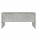 vidaXL betonszürke szerelt fa dohányzóasztal 102 x 50,5 x 46,5 cm