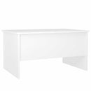 vidaXL fehér szerelt fa dohányzóasztal 80 x 50 x 42,5 cm