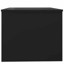 vidaXL fekete szerelt fa dohányzóasztal 80 x 50 x 42,5 cm