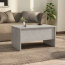 vidaXL betonszürke szerelt fa dohányzóasztal 80 x 50 x 42,5 cm