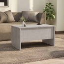 vidaXL betonszürke szerelt fa dohányzóasztal 80 x 50 x 42,5 cm