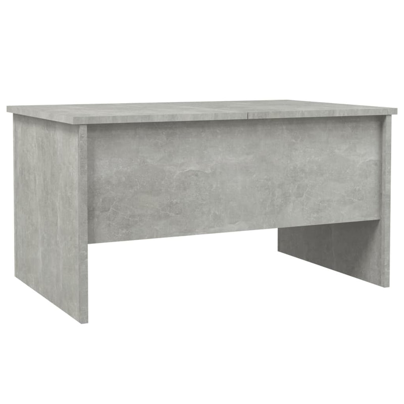 vidaXL betonszürke szerelt fa dohányzóasztal 80 x 50 x 42,5 cm