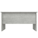 vidaXL betonszürke szerelt fa dohányzóasztal 80 x 50 x 42,5 cm
