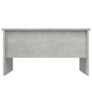 vidaXL betonszürke szerelt fa dohányzóasztal 80 x 50 x 42,5 cm