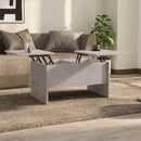 vidaXL betonszürke szerelt fa dohányzóasztal 80 x 50 x 42,5 cm