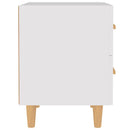 vidaXL 2 db fehér éjjeliszekrény 40 x 35 x 47,5 cm