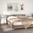 vidaXL 2 db fehér éjjeliszekrény 40 x 35 x 47,5 cm