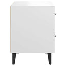 vidaXL 2 db fehér éjjeliszekrény 40 x 35 x 47,5 cm