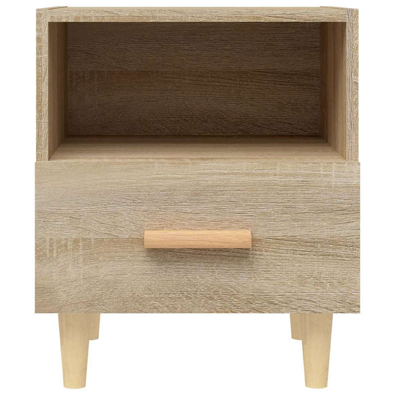 vidaXL 2 db sonoma tölgy színű éjjeliszekrény 40 x 35 x 47 cm