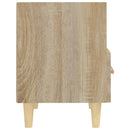 vidaXL 2 db sonoma tölgy színű éjjeliszekrény 40 x 35 x 47 cm