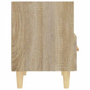 vidaXL 2 db sonoma tölgy színű éjjeliszekrény 40 x 35 x 47 cm