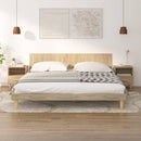 vidaXL 2 db sonoma tölgy színű éjjeliszekrény 40 x 35 x 47 cm