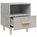 vidaXL 2 db betonszürke éjjeliszekrény 40x35x47 cm