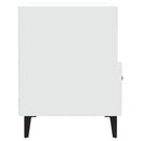 vidaXL fehér szerelt fa éjjeliszekrény