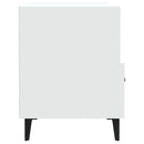 vidaXL 2 db fehér szerelt fa éjjeliszekrény