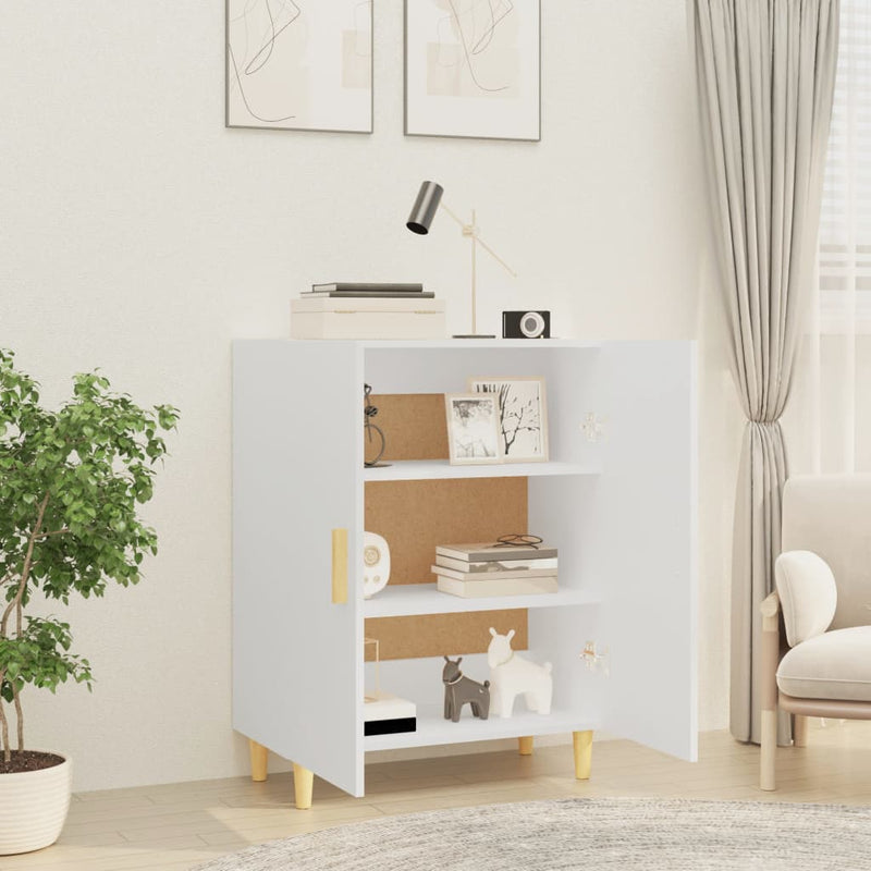 vidaXL fehér szerelt fa tálalóasztal 70 x 34 x 90 cm