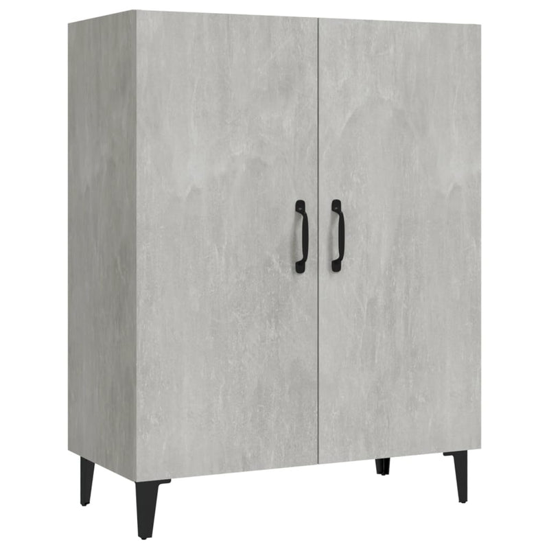vidaXL betonszürke szerelt fa tálalószekrény 70 x 34 x 90 cm