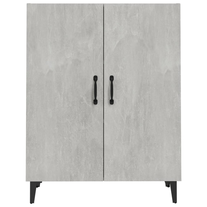 vidaXL betonszürke szerelt fa tálalószekrény 70 x 34 x 90 cm