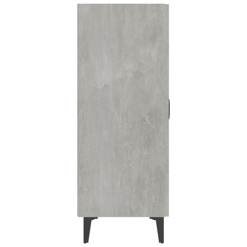vidaXL betonszürke szerelt fa tálalószekrény 70 x 34 x 90 cm