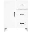 vidaXL fehér szerelt fa tálalószekrény 69,5 x 34 x 90 cm