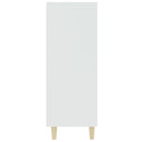 vidaXL fehér szerelt fa tálalóasztal 69,5 x 32,5 x 90 cm