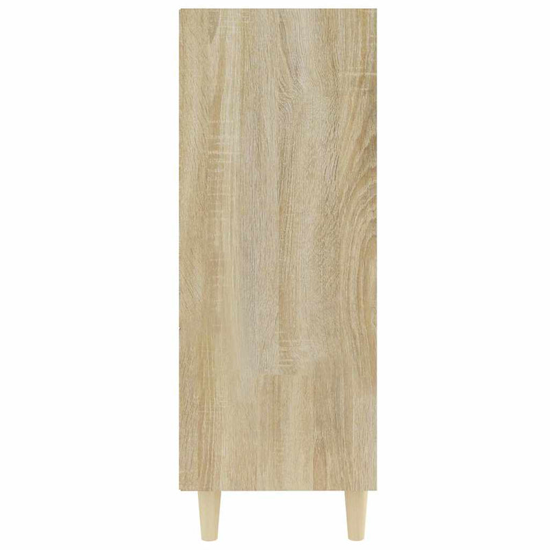 vidaXL sonoma-tölgyszínű szerelt fa tálalószekrény 69,5 x 32,5 x 90 cm