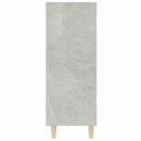 vidaXL betonszürke szerelt fa tálalószekrény 69,5 x 32,5 x 90 cm