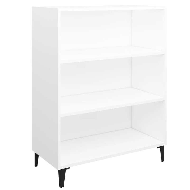 vidaXL fehér szerelt fa tálalóasztal 69,5 x 32,5 x 90 cm