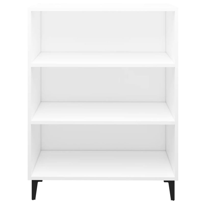 vidaXL fehér szerelt fa tálalóasztal 69,5 x 32,5 x 90 cm