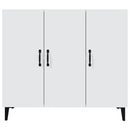 vidaXL fehér szerelt fa tálalószekrény 90 x 34 x 80 cm