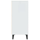 vidaXL fehér szerelt fa tálalószekrény 90 x 34 x 80 cm