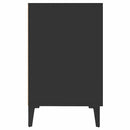 vidaXL fekete szerelt fa tálalószekrény 100 x 36 x 60 cm