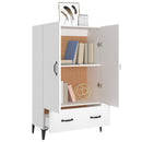 vidaXL fehér szerelt fa magasszekrény 70 x 31 x 115 cm