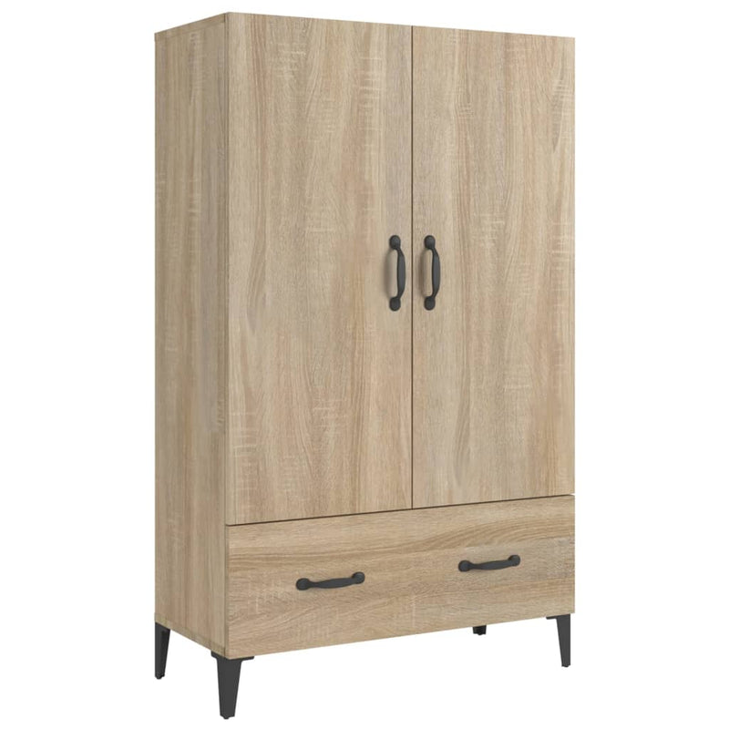 vidaXL sonoma-tölgyszínű szerelt fa magasszekrény 70 x 31 x 115 cm