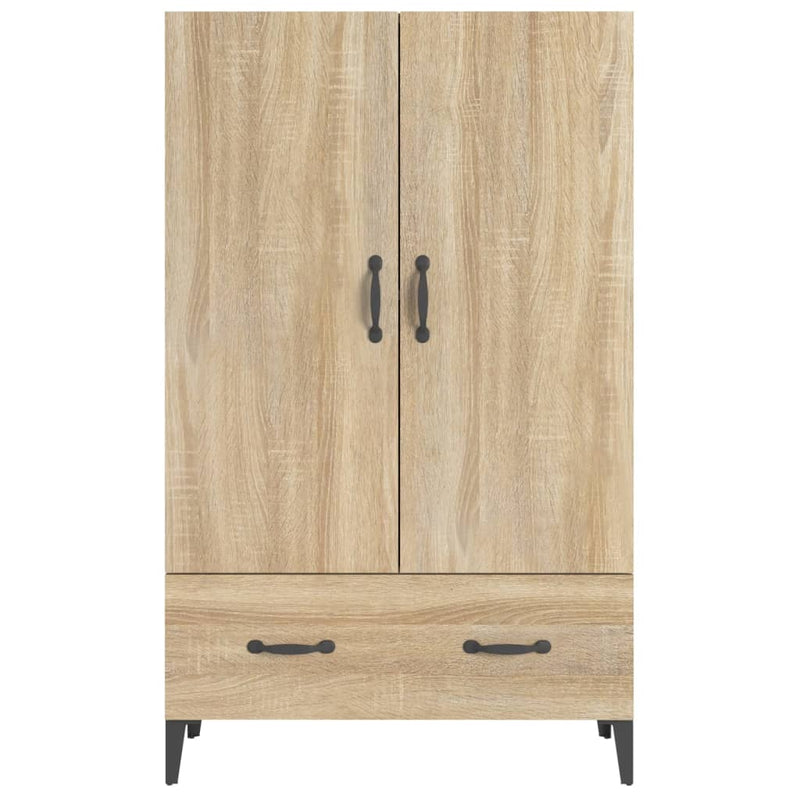 vidaXL sonoma-tölgyszínű szerelt fa magasszekrény 70 x 31 x 115 cm