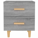 vidaXL 2 db szürke sonoma színű éjjeliszekrény 40 x 35 x 47,5 cm