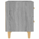 vidaXL 2 db szürke sonoma színű éjjeliszekrény 40 x 35 x 47,5 cm