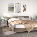 vidaXL 2 db szürke sonoma színű éjjeliszekrény 40 x 35 x 47,5 cm