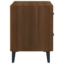 vidaXL 2 db barna tölgy színű éjjeliszekrény 40 x 35 x 47,5 cm