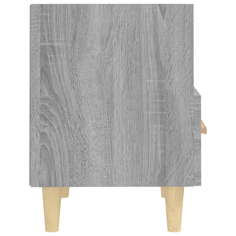 vidaXL 2 db szürke sonoma színű éjjeliszekrény 40x35x47 cm