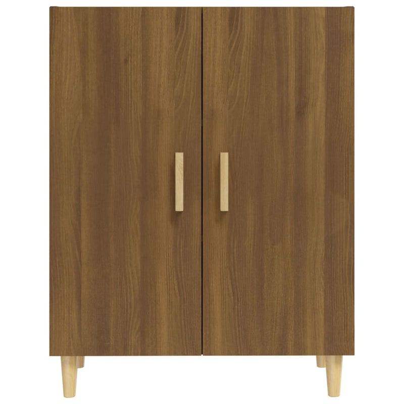 vidaXL barna tölgy színű szerelt fa tálalószekrény 70 x 34 x 90 cm