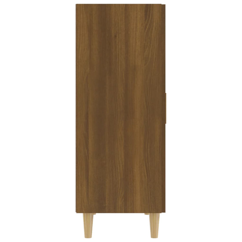 vidaXL barna tölgy színű szerelt fa tálalószekrény 70 x 34 x 90 cm